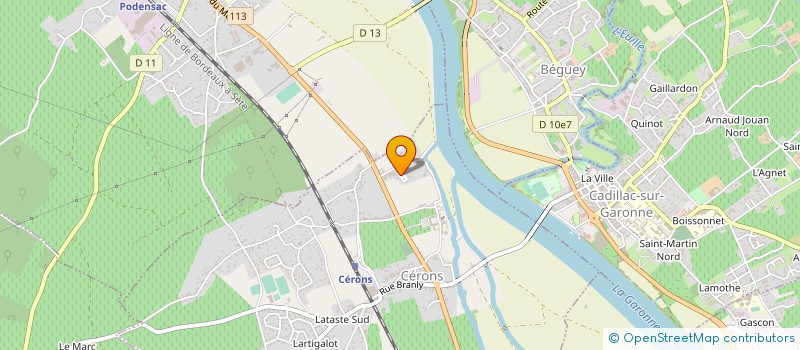 localisation de l'entreprise MONSIEUR ABDELLAZIZ DADOUCH  CERONS