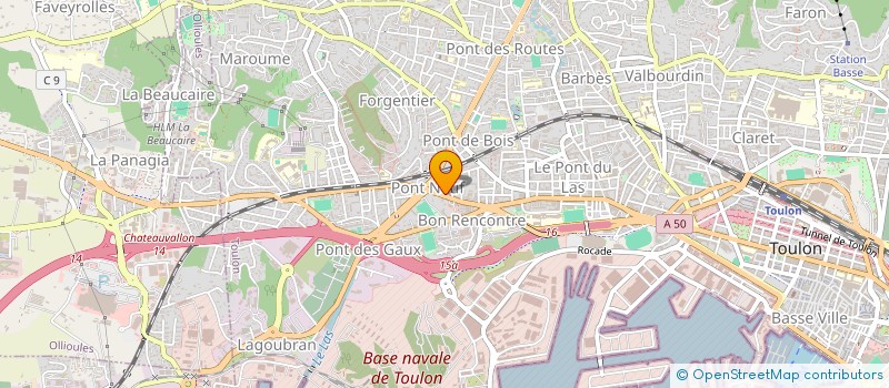 localisation de l'entreprise MONSIEUR ABDELLAZIZ KABOUBI  TOULON