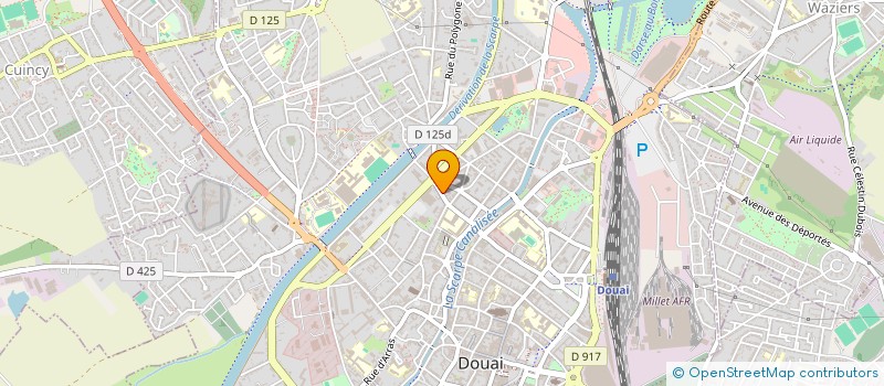 localisation de l'entreprise MONSIEUR ABDELLGHANI EL MKHENNTER à DOUAI