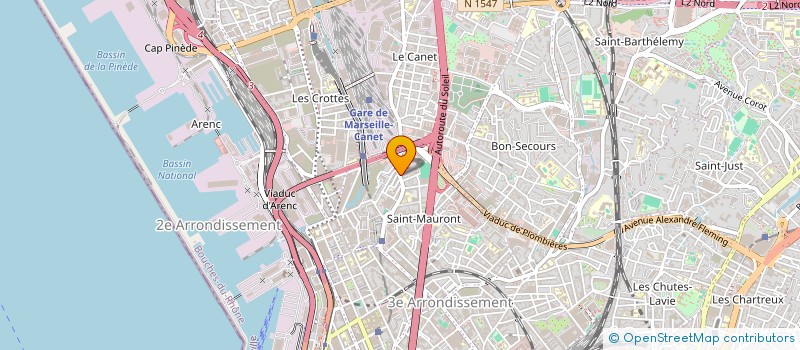 localisation de l'entreprise MONSIEUR ABDELLHAK KHYAT à MARSEILLE