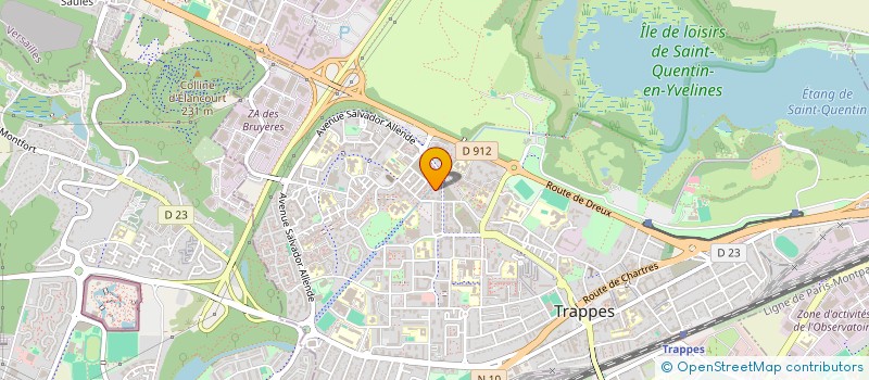 localisation de l'entreprise MONSIEUR ABDELLI BENAOUDA à TRAPPES