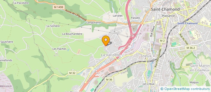 localisation de l'entreprise MONSIEUR ABDELMADJID AKKAR  SAINT-CHAMOND