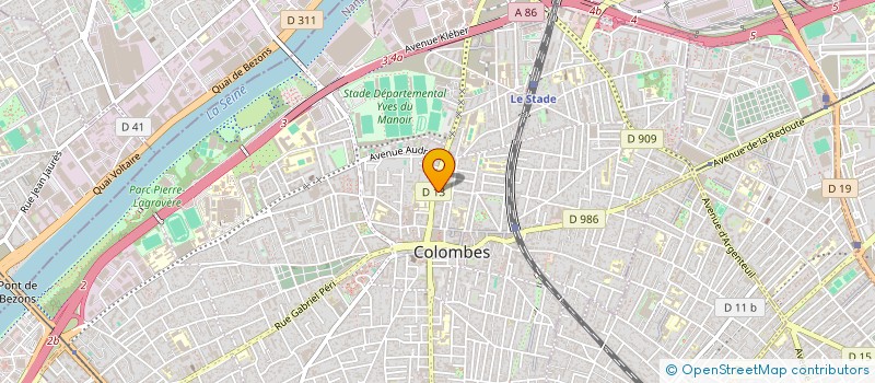 localisation de l'entreprise MONSIEUR ABDELMADJID AMEUR à COLOMBES