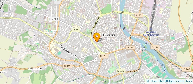 localisation de l'entreprise MONSIEUR ABDELMADJID AMOUR à AUXERRE