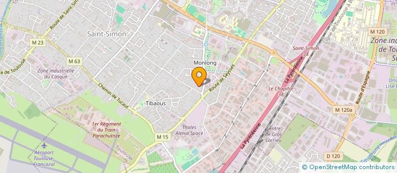 localisation de l'entreprise MONSIEUR ABDELMADJID BELALIA à TOULOUSE