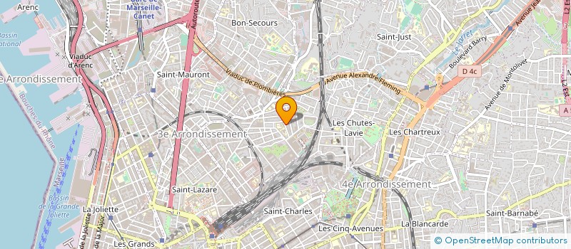 localisation de l'entreprise MONSIEUR ABDELMADJID BENADIDOU à MARSEILLE