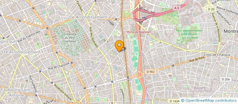 localisation de l'entreprise MONSIEUR ABDELMADJID BENBEZZA  PARIS