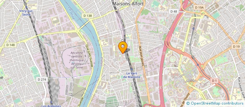 localisation de l'entreprise MONSIEUR ABDELMADJID BERBER  ALFORTVILLE