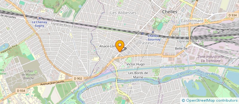 localisation de l'entreprise MONSIEUR ABDELMADJID BOUCHAALA à CHELLES