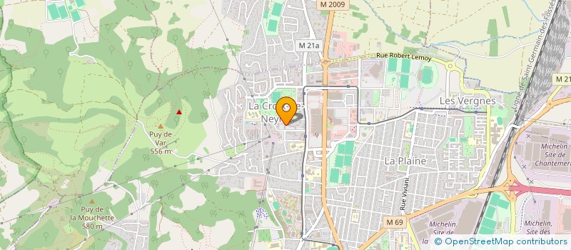 localisation de l'entreprise MONSIEUR ABDELMADJID BRAHIMI  CLERMONT-FERRAND