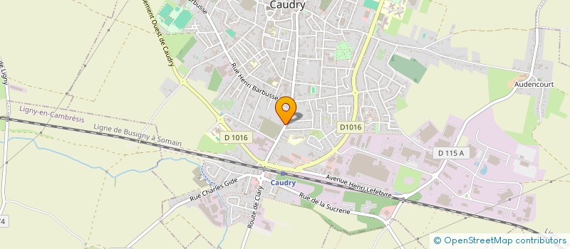 localisation de l'entreprise MONSIEUR ABDELMADJID CHAIT  CAUDRY