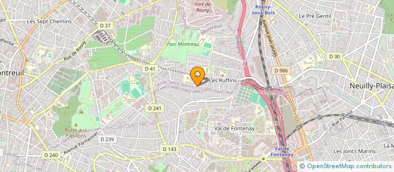 localisation de l'entreprise MONSIEUR ABDELMADJID FAHEM à MONTREUIL