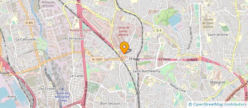 localisation de l'entreprise MONSIEUR ABDELMADJID HAFNI à MARSEILLE