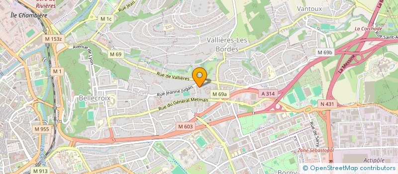 localisation de l'entreprise MONSIEUR ABDELMADJID KHATTAR  METZ