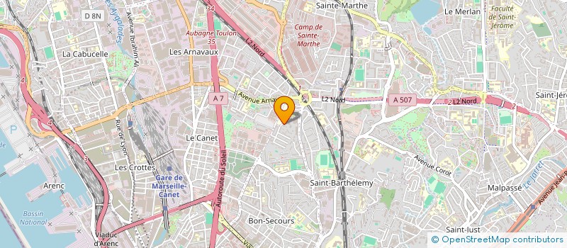 localisation de l'entreprise MONSIEUR ABDELMADJID MAZOUZ à MARSEILLE 14EME