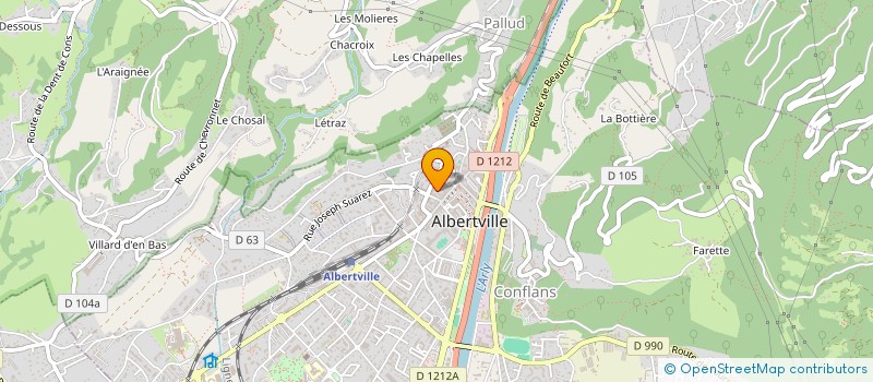 localisation de l'entreprise MONSIEUR ABDELMADJID MEZIANE à ALBERTVILLE
