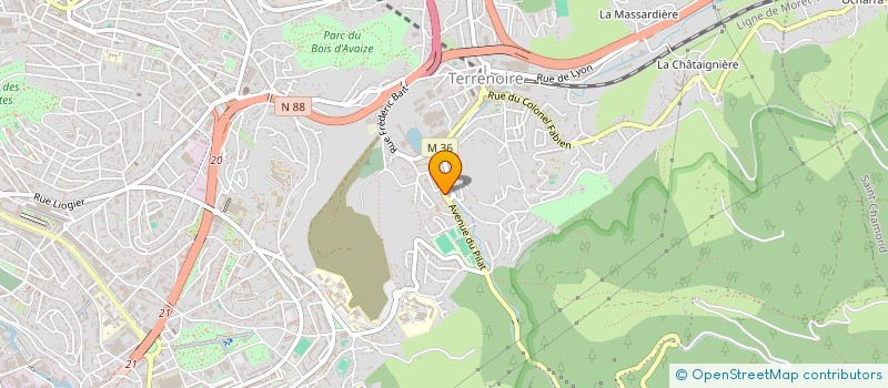 localisation de l'entreprise MONSIEUR ABDELMADJID MOKRANI  SAINT-ETIENNE