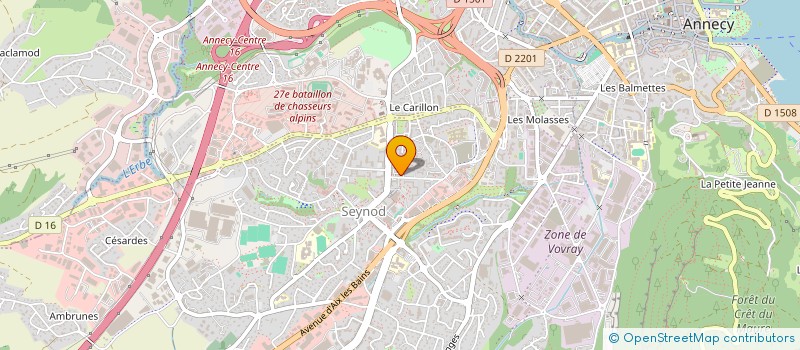 localisation de l'entreprise MONSIEUR ABDELMADJID MOUAHLI  ANNECY