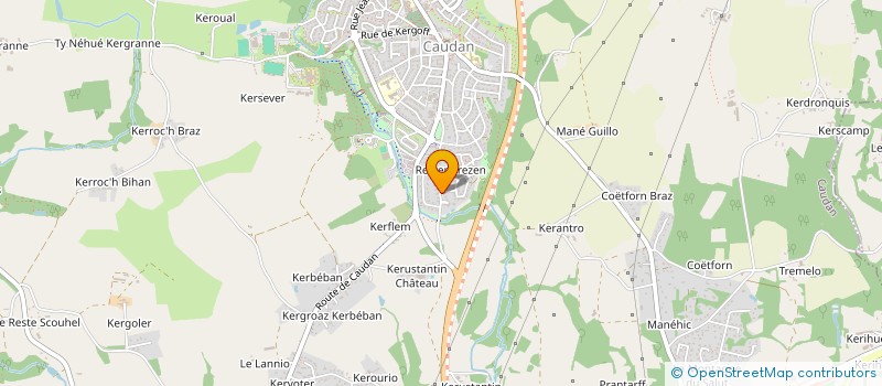 localisation de l'entreprise MONSIEUR ABDELMADJID NEKALI  CAUDAN