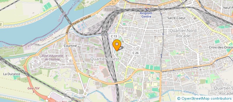 localisation de l'entreprise MONSIEUR ABDELMADJID ROUABHIA  AVIGNON