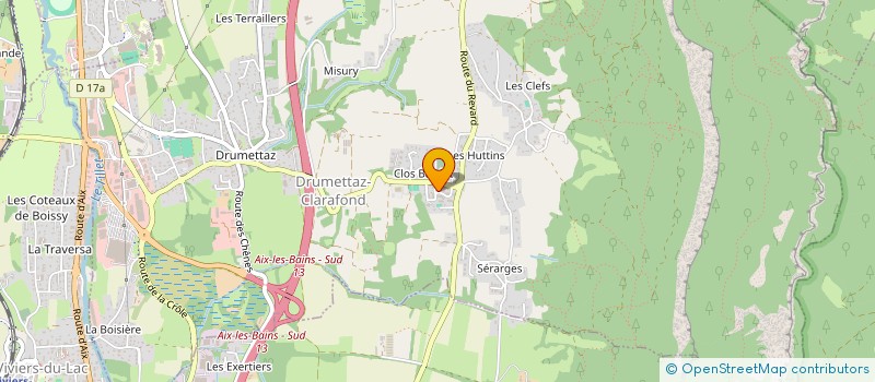 localisation de l'entreprise MONSIEUR ABDELMADJID SBA  DRUMETTAZ-CLARAFOND