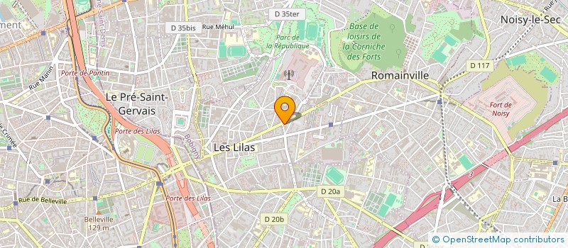 localisation de l'entreprise MONSIEUR ABDELMAGIDE BOUAZZA à LES LILAS