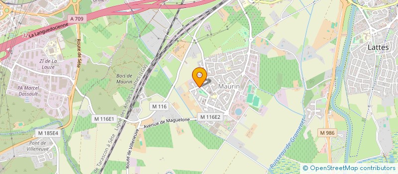 localisation de l'entreprise MONSIEUR ABDELMAJID ACHOUKHI à LATTES