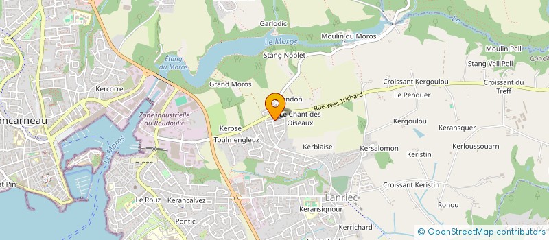 localisation de l'entreprise MONSIEUR ABDELMAJID AMARA  CONCARNEAU