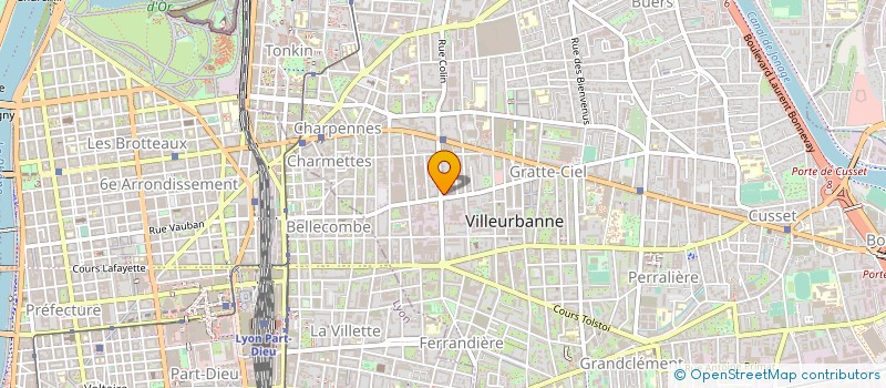localisation de l'entreprise MONSIEUR ABDELMAJID AOUNI à VILLEURBANNE