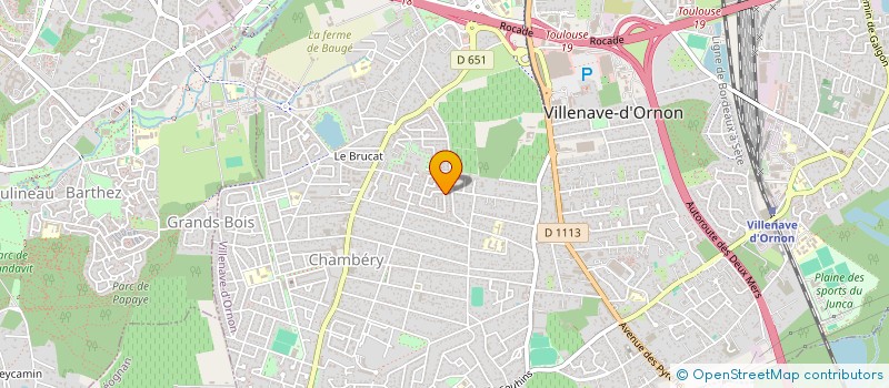 localisation de l'entreprise MONSIEUR ABDELMAJID BELKHIR à VILLENAVE-D'ORNON
