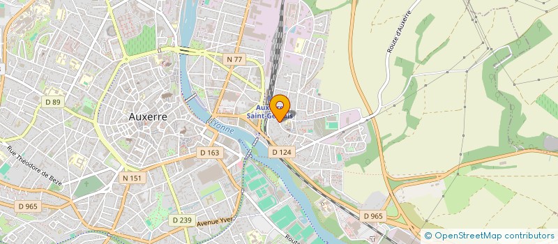 localisation de l'entreprise MONSIEUR ABDELMAJID BEN YAAGOUB  AUXERRE
