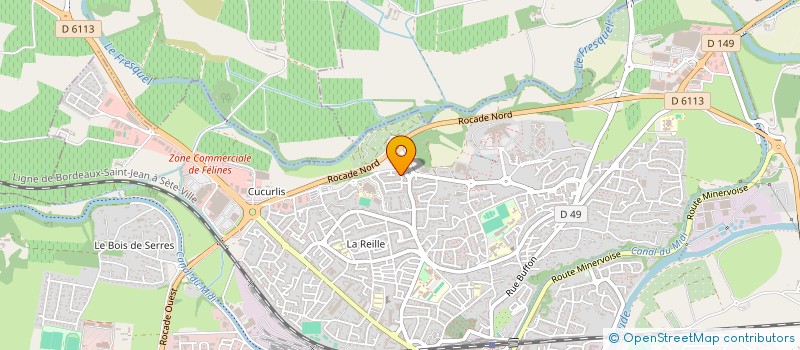 localisation de l'entreprise MONSIEUR ABDELMAJID BENHIDA  CARCASSONNE