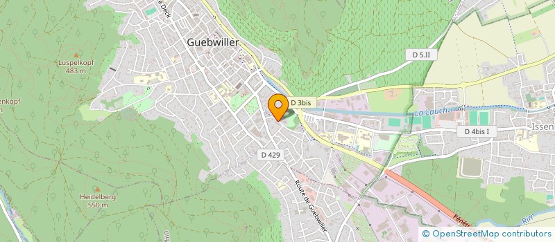 localisation de l'entreprise MONSIEUR ABDELMAJID BENSEGHIR  GUEBWILLER