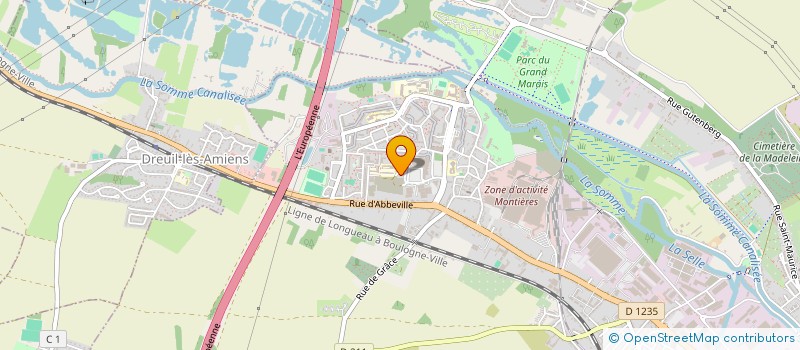 localisation de l'entreprise MONSIEUR ABDELMAJID BOUBKIRI à AMIENS