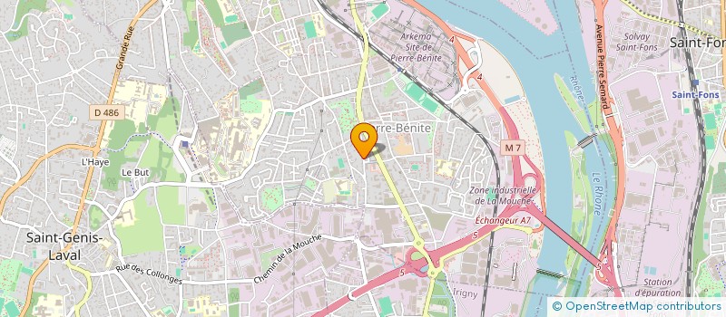 localisation de l'entreprise MONSIEUR ABDELMAJID BOUMAAZA  OULLINS-PIERRE-BENITE