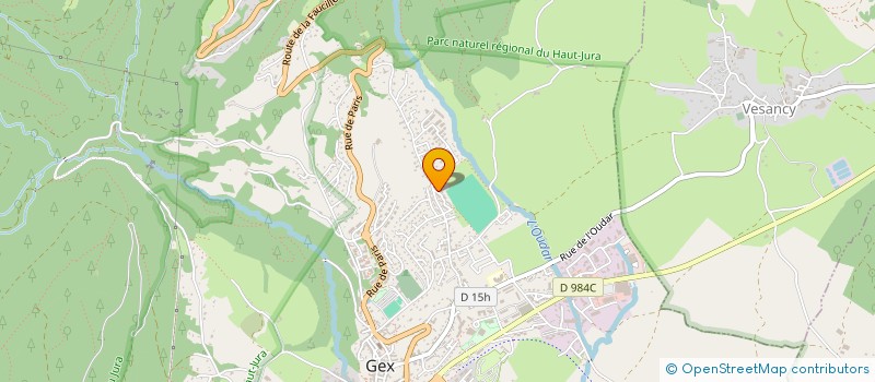 localisation de l'entreprise MONSIEUR ABDELMAJID BOUROUBA  GEX