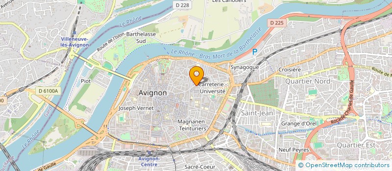 localisation de l'entreprise MONSIEUR ABDELMAJID CHMALI  AVIGNON