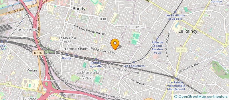 localisation de l'entreprise MONSIEUR ABDELMAJID DABBOUSSI à BONDY