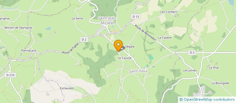 localisation de l'entreprise MONSIEUR ABDELMAJID EL ALAOUI  SAINT-FELIX