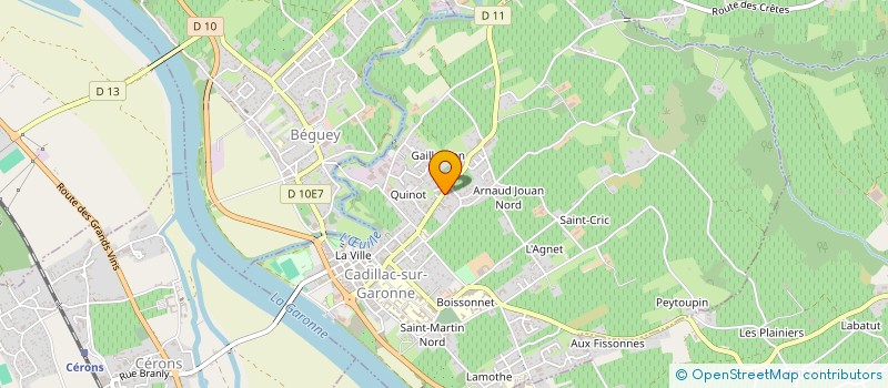 localisation de l'entreprise MONSIEUR ABDELMAJID EL FASSI EL KHOUIL  CADILLAC-SUR-GARONNE