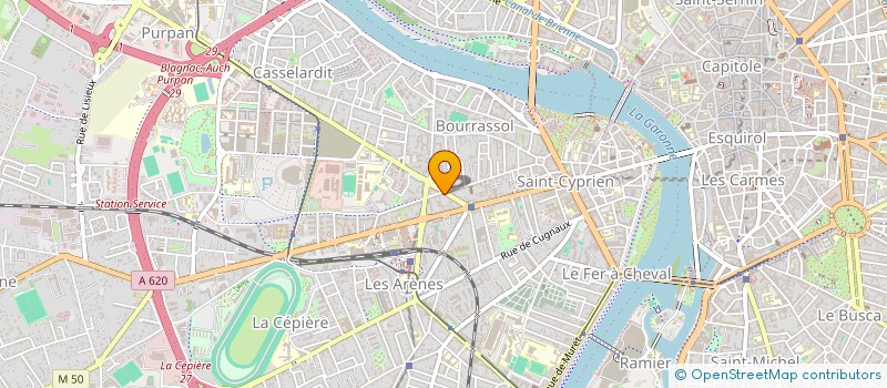localisation de l'entreprise MONSIEUR ABDELMAJID EL WARDI  TOULOUSE