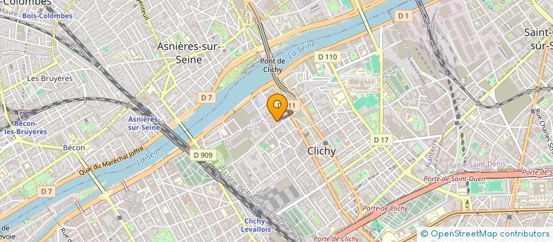 localisation de l'entreprise MONSIEUR ABDELMAJID ELMIR à CLICHY