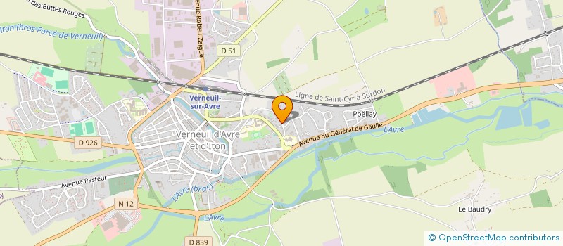 localisation de l'entreprise MONSIEUR ABDELMAJID FERJANI  VERNEUIL D'AVRE ET D'ITON