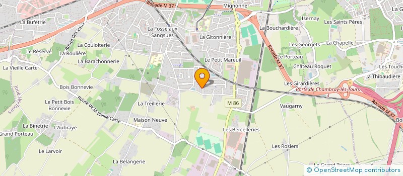 localisation de l'entreprise MONSIEUR ABDELMAJID GUEZGUEZ  JOUE-LES-TOURS