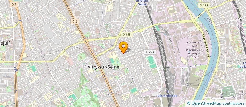 localisation de l'entreprise MONSIEUR ABDELMAJID HAKKOU à VITRY-SUR-SEINE