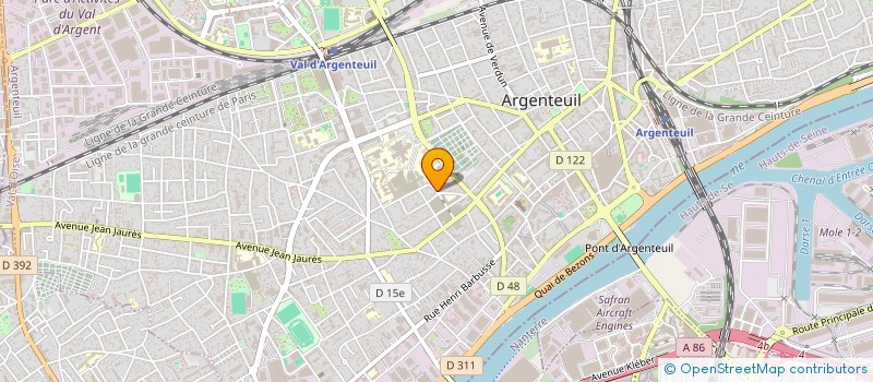 localisation de l'entreprise MONSIEUR ABDELMAJID KADI  ARGENTEUIL