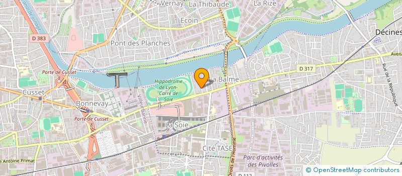 localisation de l'entreprise MONSIEUR ABDELMAJID KEROUM  VAULX-EN-VELIN