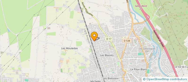 localisation de l'entreprise MONSIEUR ABDELMAJID KHALIDI  SALON-DE-PROVENCE