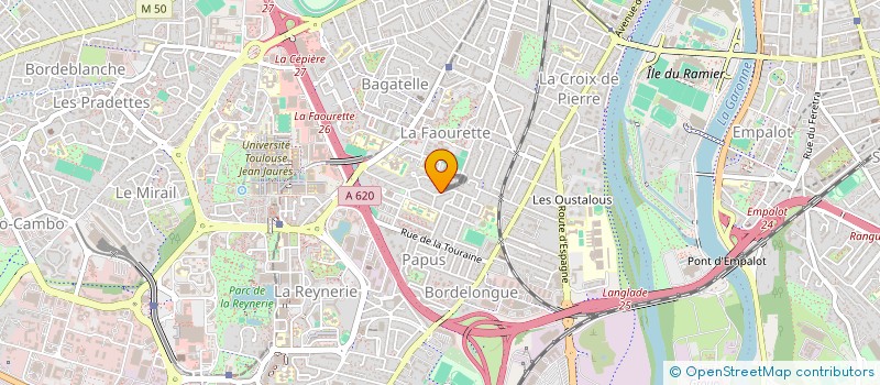 localisation de l'entreprise MONSIEUR ABDELMAJID KOUACHE à TOULOUSE