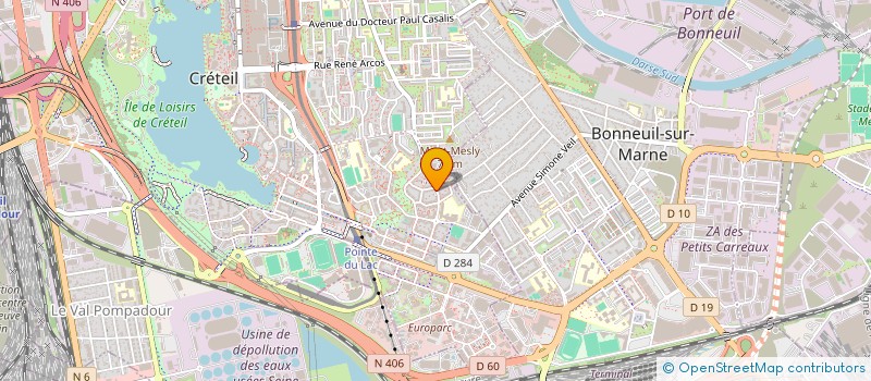 localisation de l'entreprise MONSIEUR ABDELMAJID MAIZ  CRETEIL